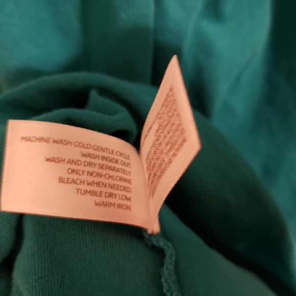 2/$20 Old Navy Flutter Sleeve Tshirt Teal Size Small - Picture 9 of 11